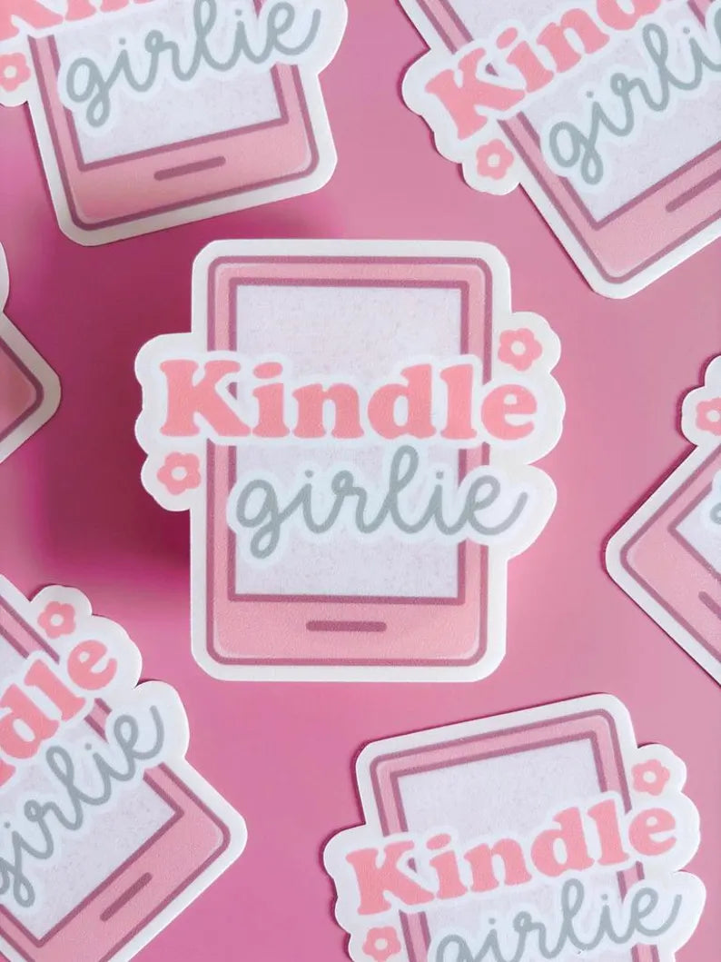 Kindle Girlie Vinyl Sticker