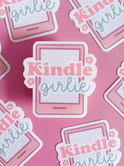 Kindle Girlie Vinyl Sticker