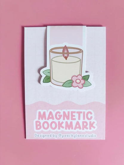 Candle Magnetic Bookmark