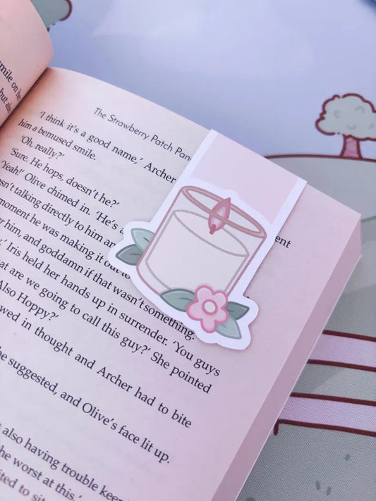 Candle Magnetic Bookmark