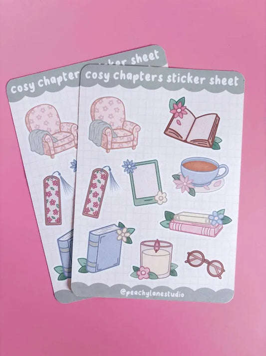 Cosy Chapters Sticker Sheet