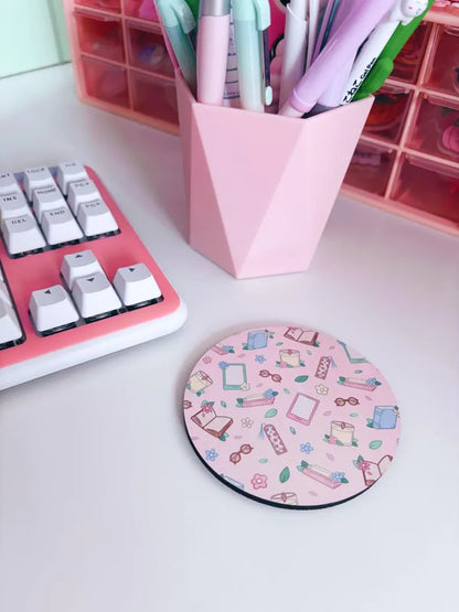 Bookish Circle Coaster