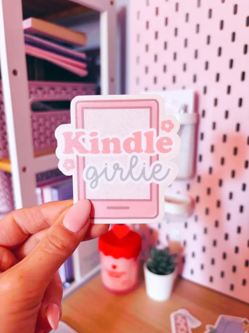 Kindle Girlie Vinyl Sticker