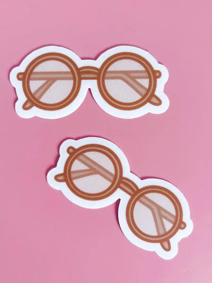 Reading Glasses Vinyl Sticker