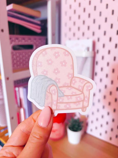 Cosy Armchair Vinyl Sticker