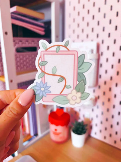 Floral Kindle Vinyl Sticker