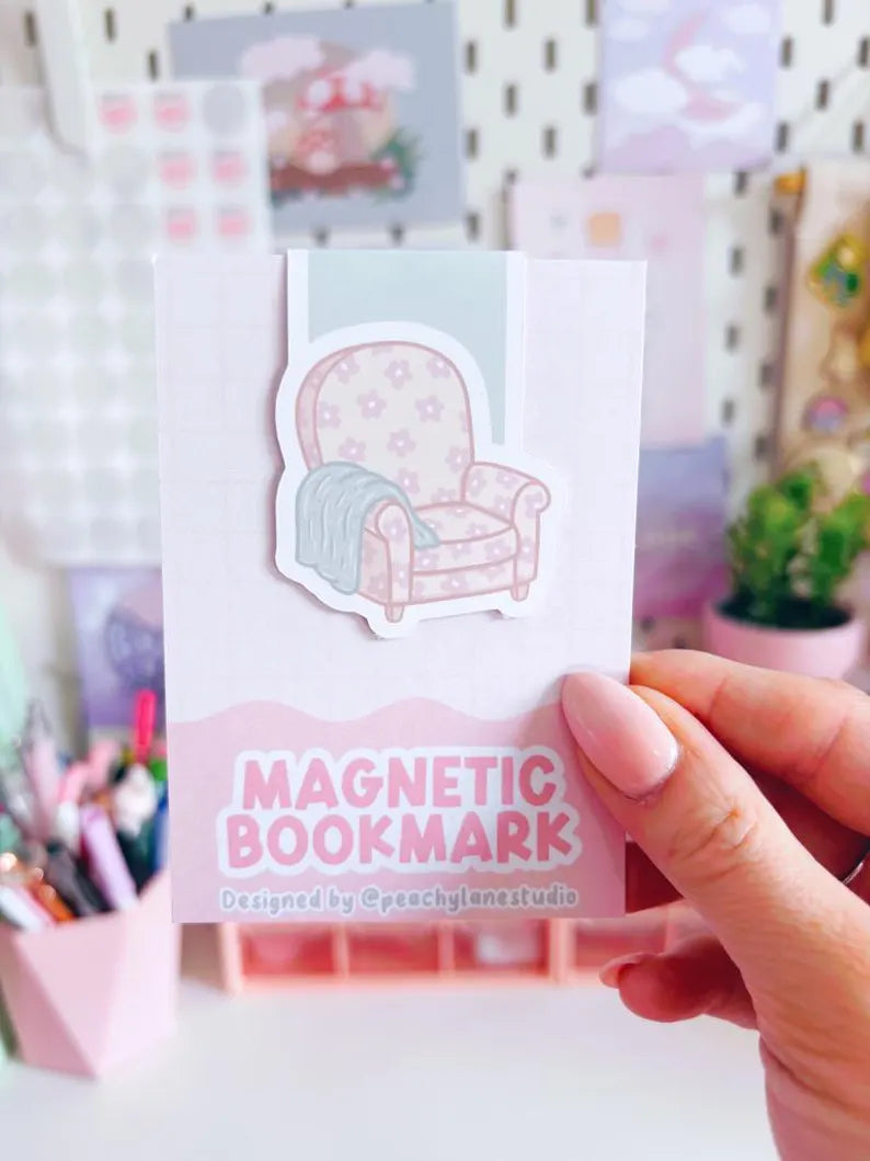 Cosy Armchair Magnetic Bookmark