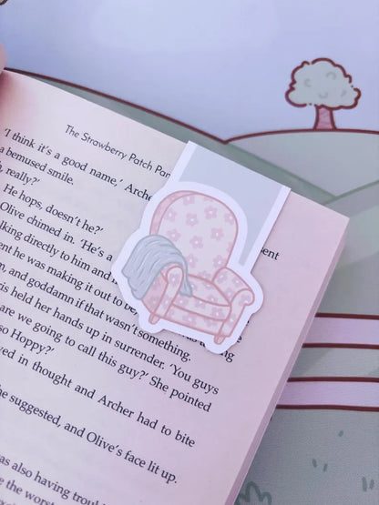 Cosy Armchair Magnetic Bookmark