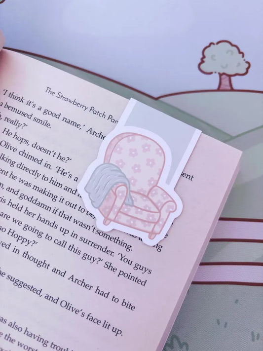 Cosy Armchair Magnetic Bookmark