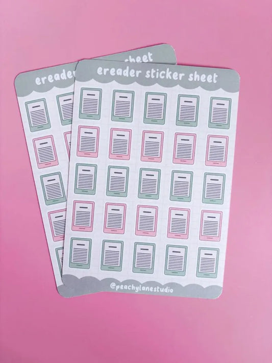 E-Reader Kindle/Kobo Sticker Sheet