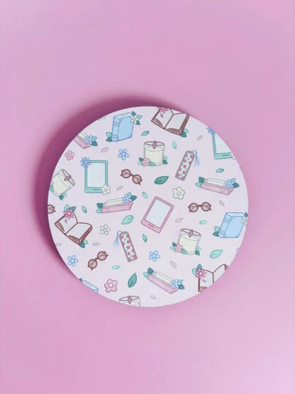 Bookish Circle Coaster