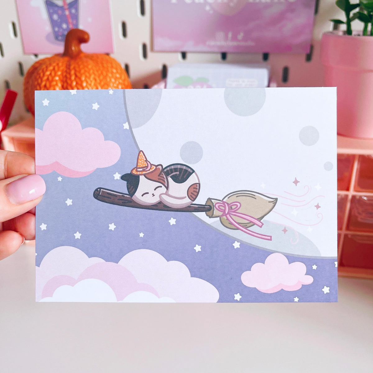 Witchy Cat Print